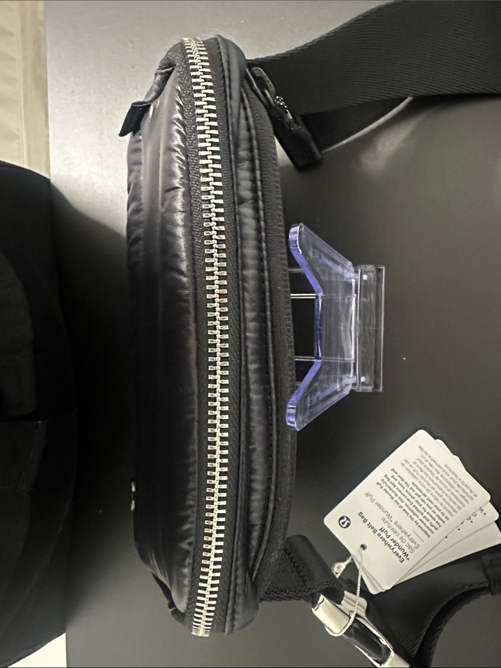 NWT Lululemon Black Quilted Everywhere Belt Bag “Wunder Puff” - Picture 7 of 11